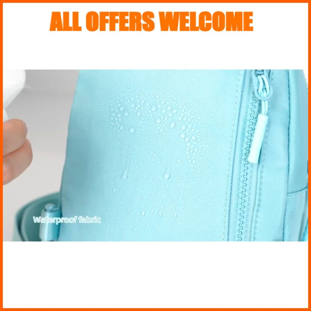 Small Sling Bag With Initial Letter Patch, Water-… - image 6